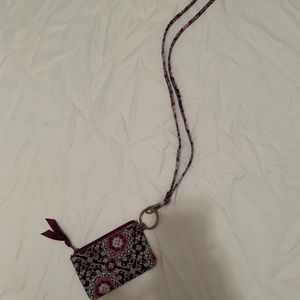 Card holder and neck lanyard